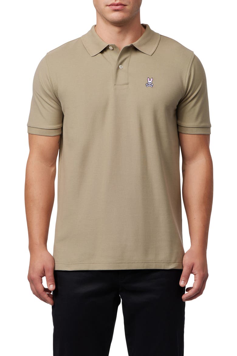 Classic Pima Cotton Polo, Main, color, ANTIQUE TAUPE