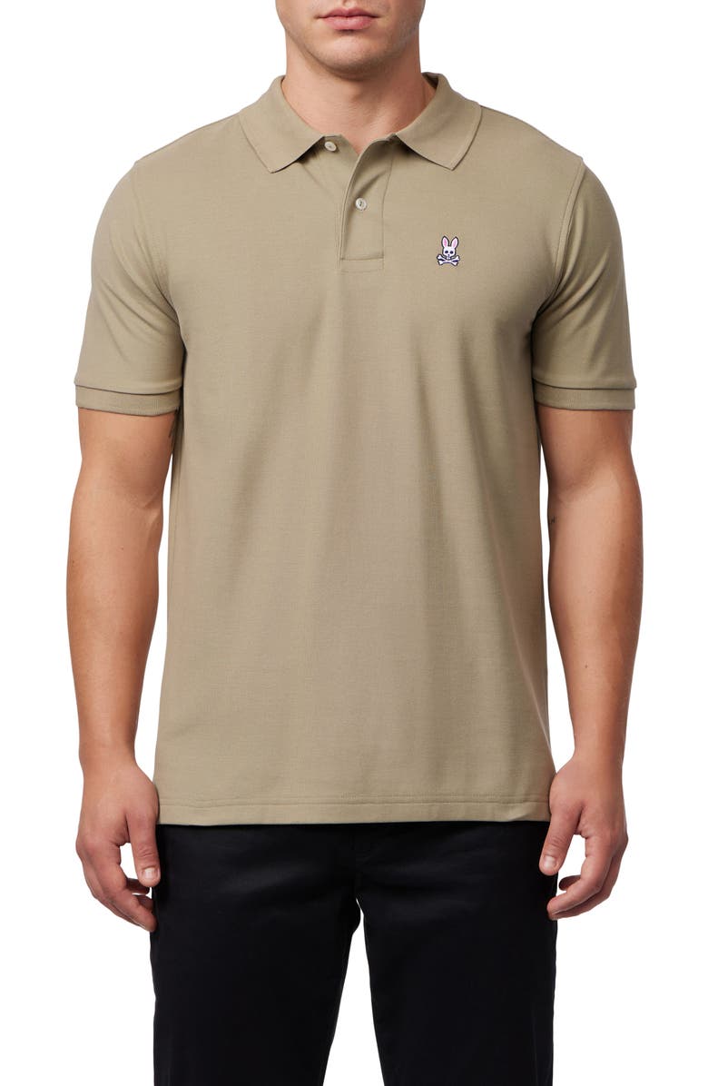 Psycho Bunny Classic Pima Cotton Polo, Main, color, 