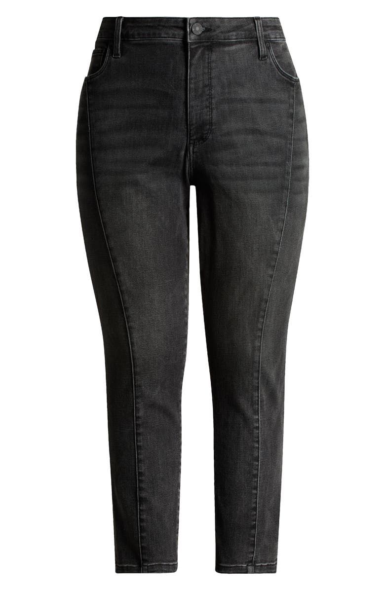 KUT from the Kloth Reese Fab Ab Seamed High Waist Ankle Slim Straight Leg Jeans, Alternate, color, Create