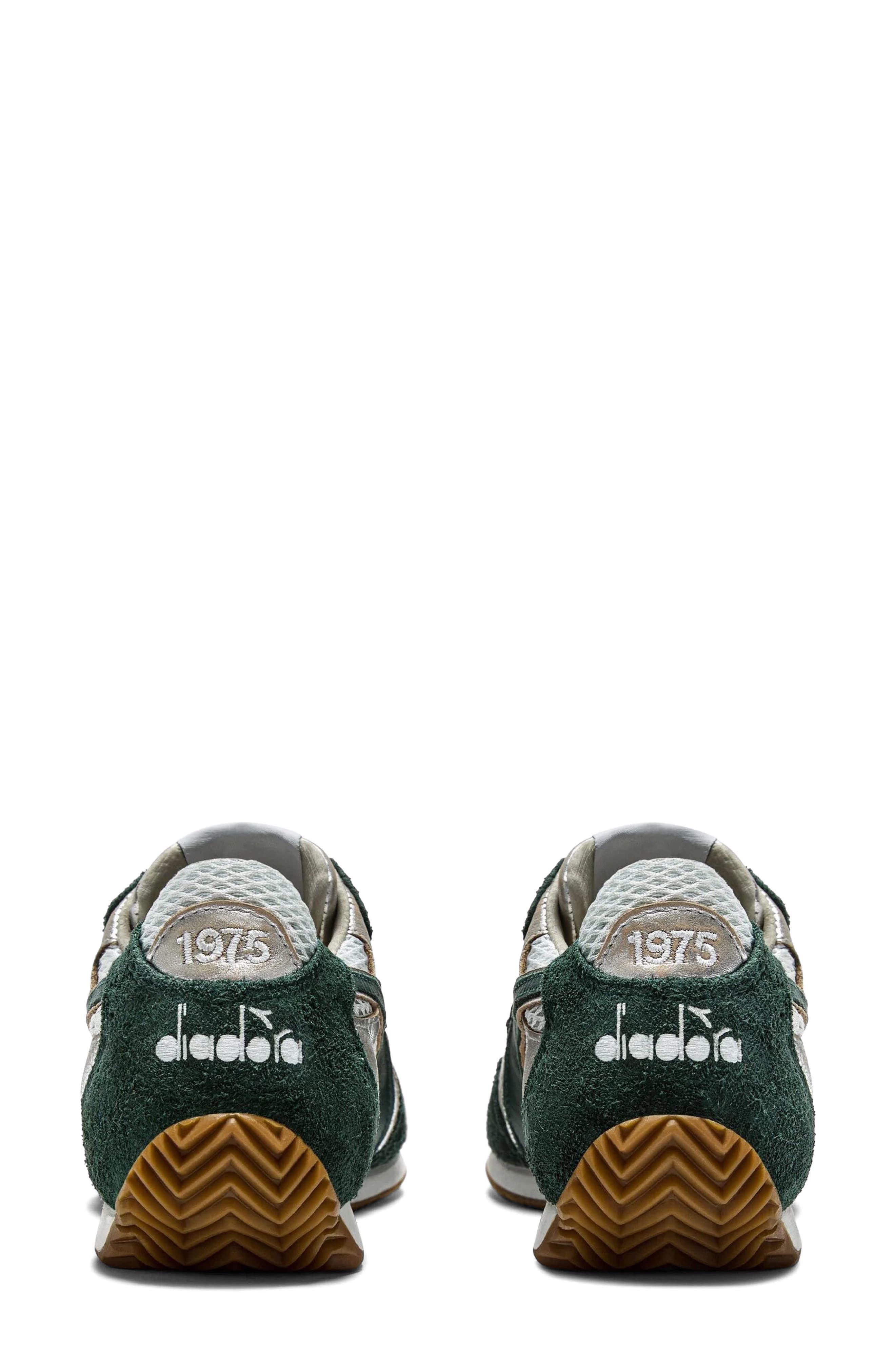 Diadora Equipe Revenge Italia Used Sneaker, Alternate, color, Green Trekking