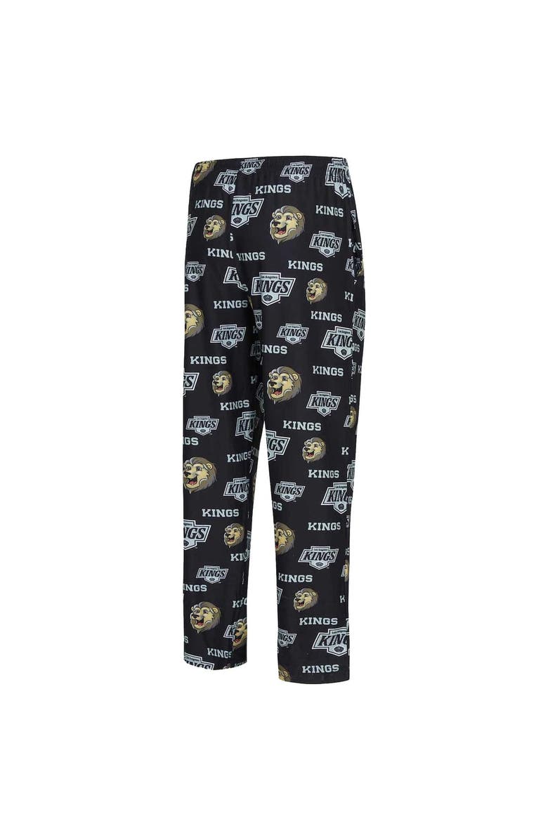 CONCEPTS SPORT Men's Concepts Sport Black Los Angeles Kings All Over Print Knit Pants, Alternate, color, Black