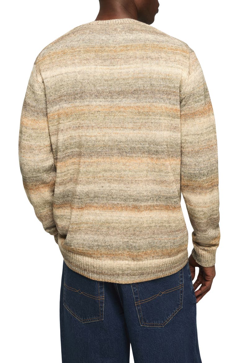 Space Dye Cotton Blend Crewneck Sweater, Alternate, color, MULTI COMBO