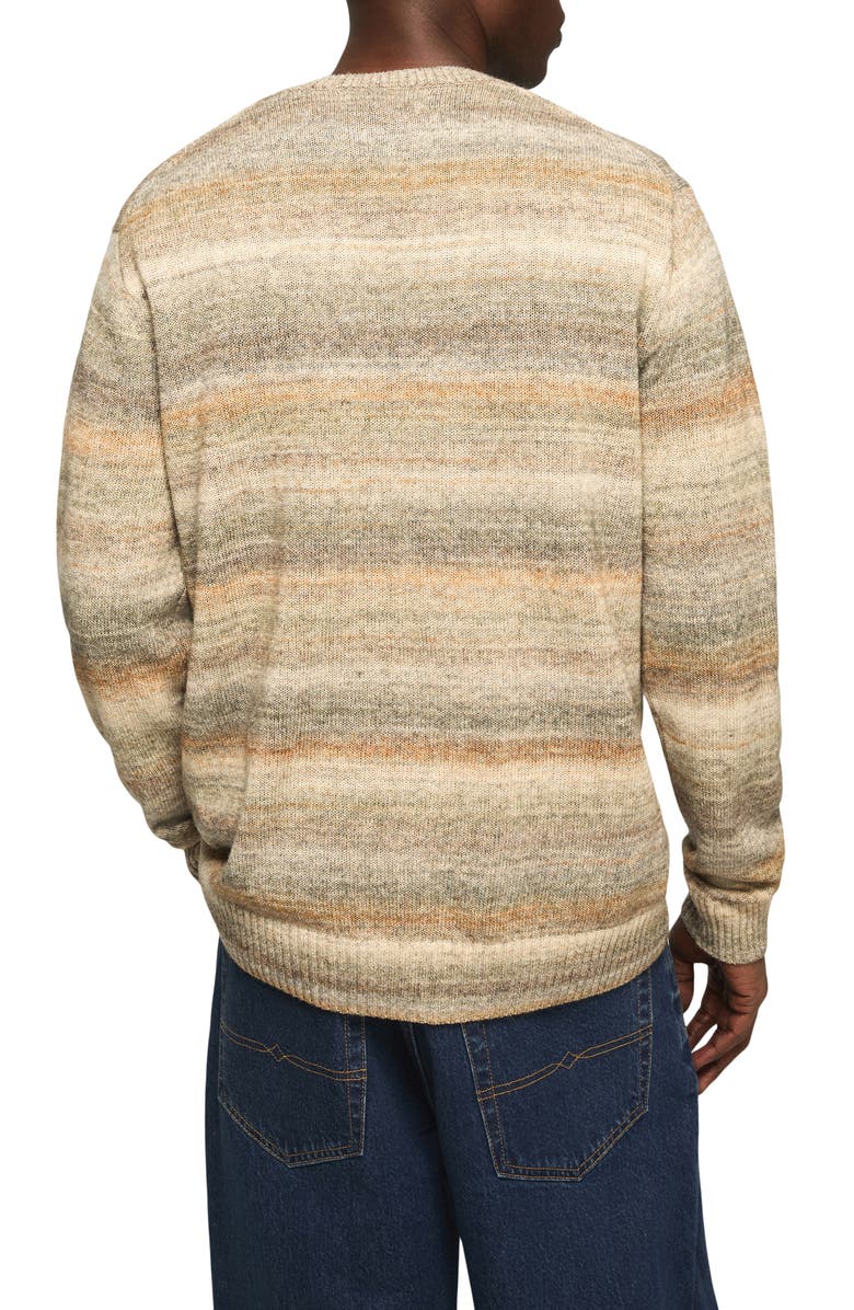 Lucky Brand Space Dye Cotton Blend Crewneck Sweater, Alternate, color,