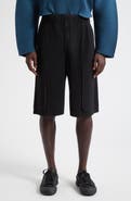Homme Plissé Issey Miyake Monthly Colors September Pleated Cargo Shorts