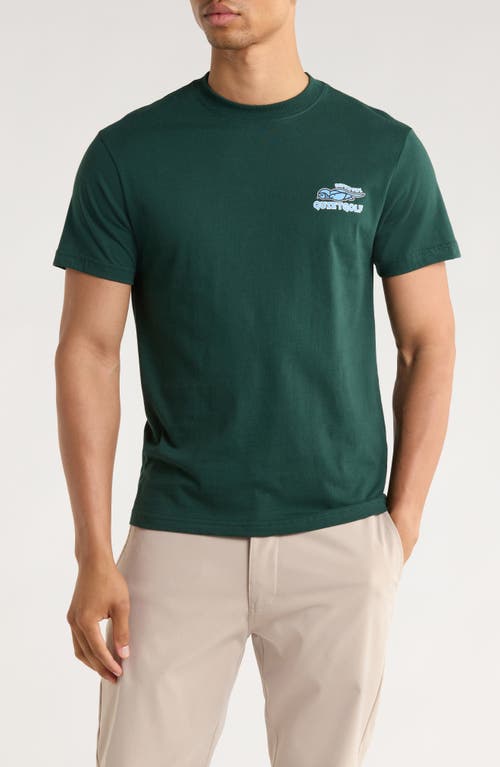Quiet Golf Super Owl Crewneck T-Shirt in Forest 