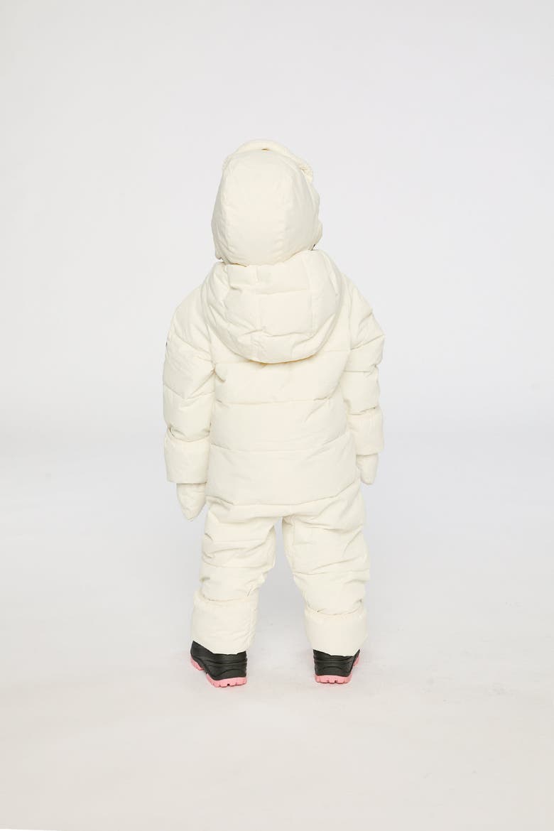 PrimaLoft Fleece-Lined One Piece Snowsuit, Alternate, color, Off-White