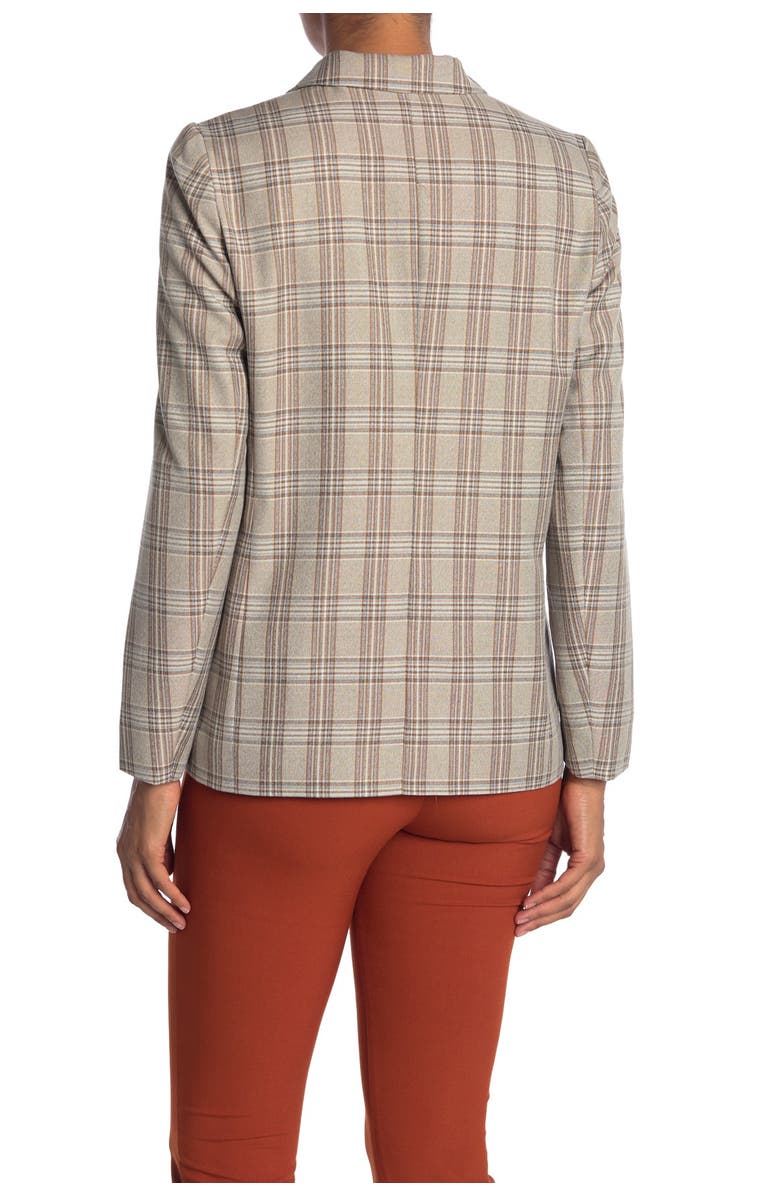 SEE U SOON Plaid Double Breasted Blazer, Alternate, color,