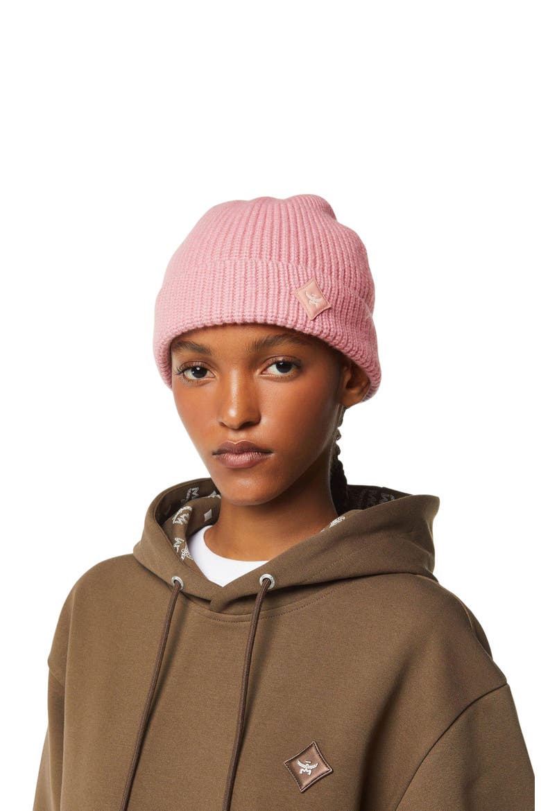 Essential Wool Beanie, Alternate, color, Pink