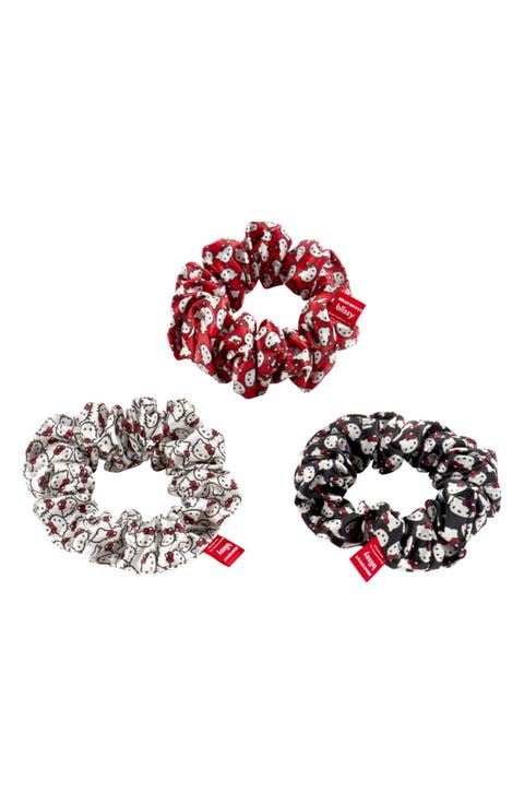 3-Pack Silk Scrunchies