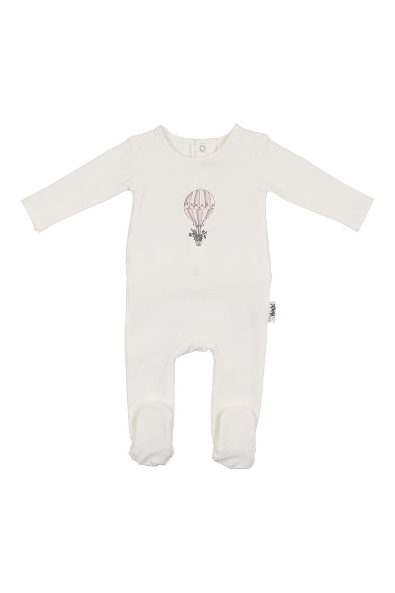 Hot Air Balloon Footie, Main, color, IVORY