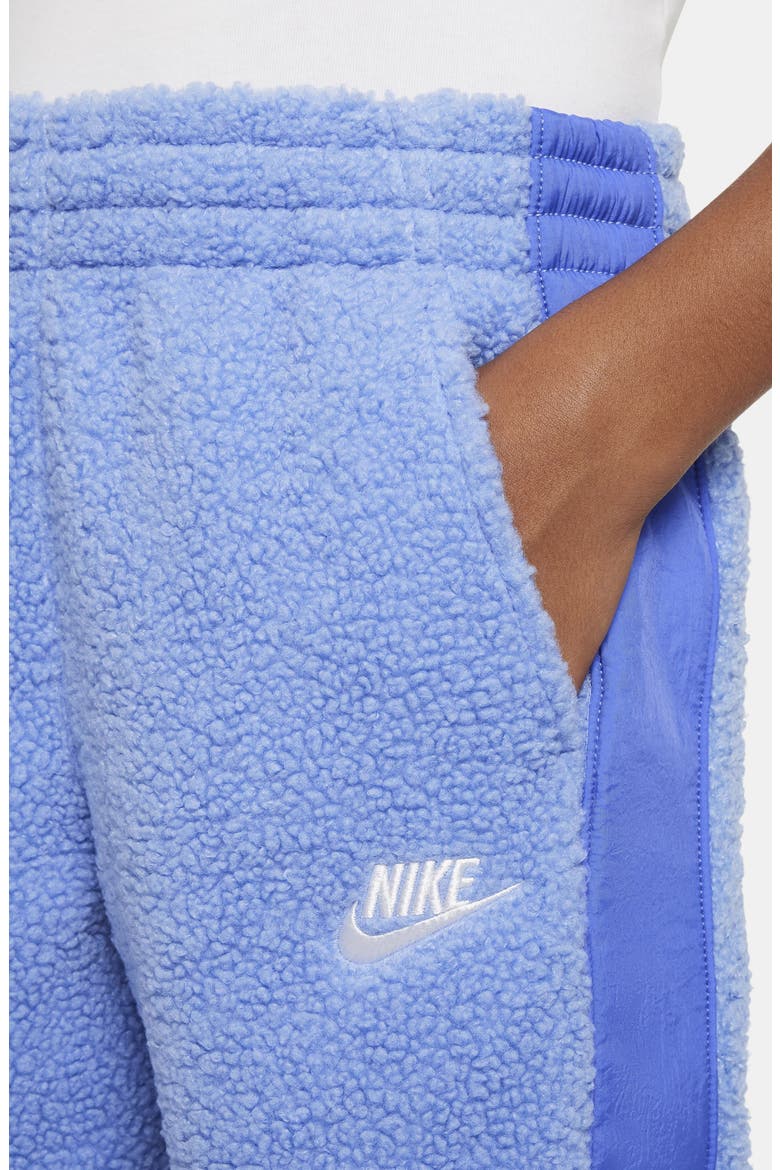 Kids' Club Fleece Joggers, Alternate, color, POLAR/ BLUE JOY/ WHITE