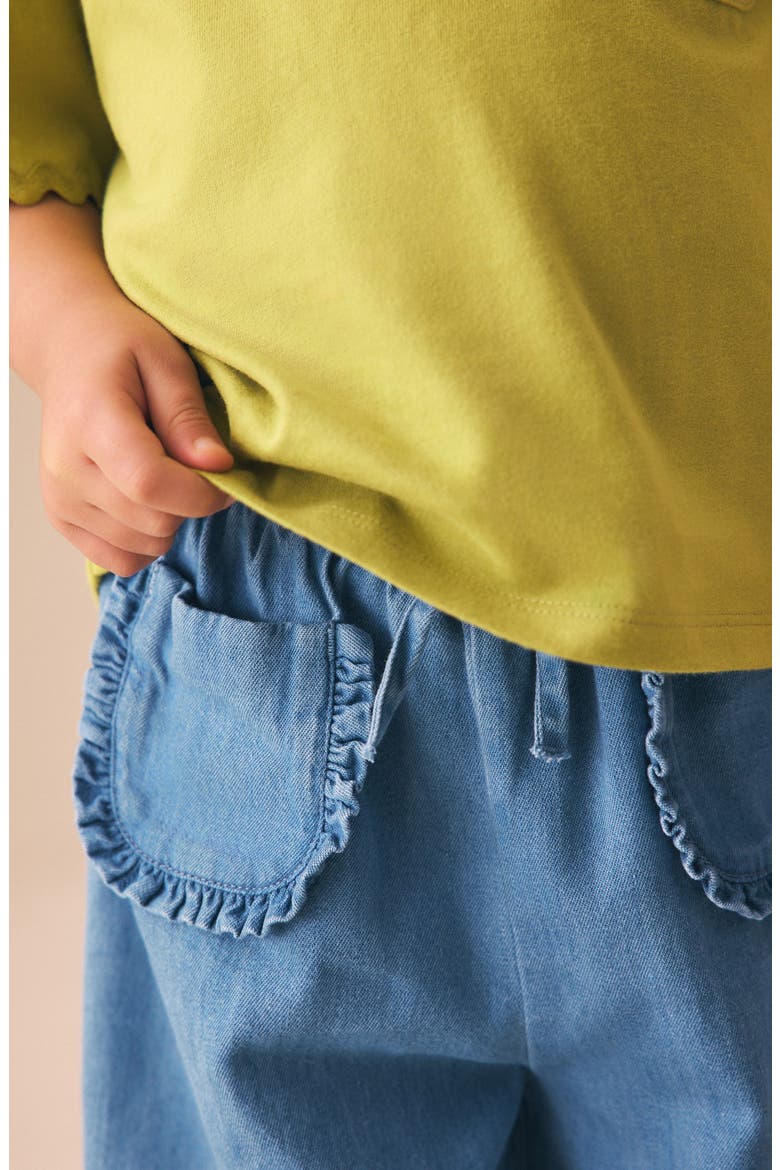 Kids' Denim Joggers, Alternate, color, BLUE