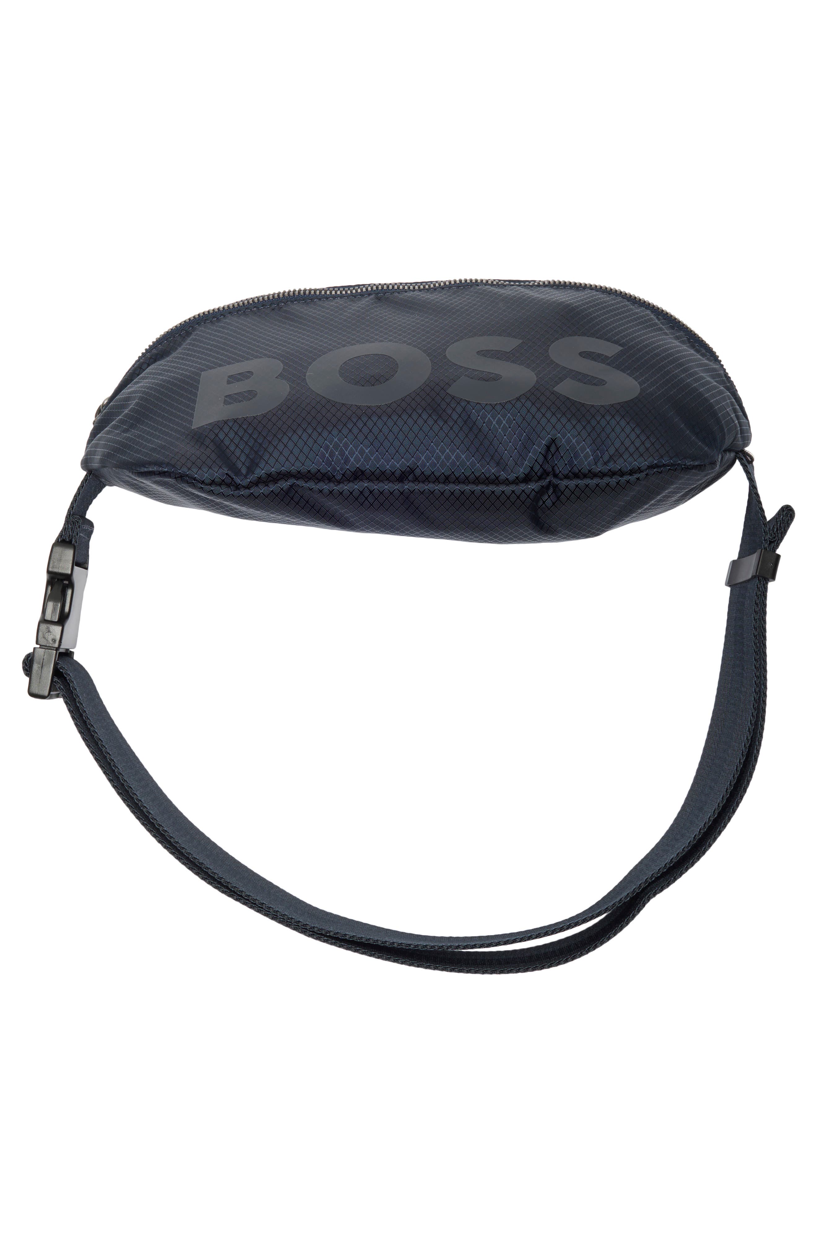 BOSS Pixel Recycled Belt Bag, Alternate, color, Navy