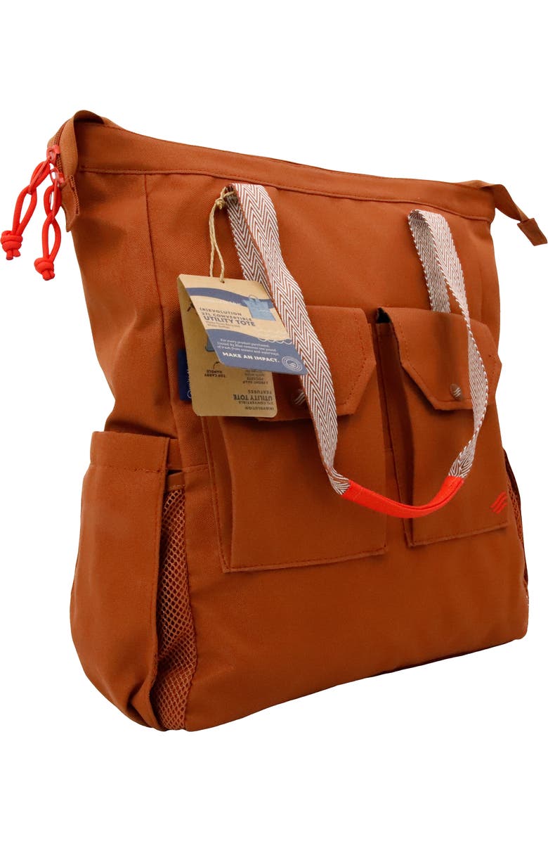 United By Blue (R)evolution Utility Convertible Tote, Alternate, color, Medium Brown