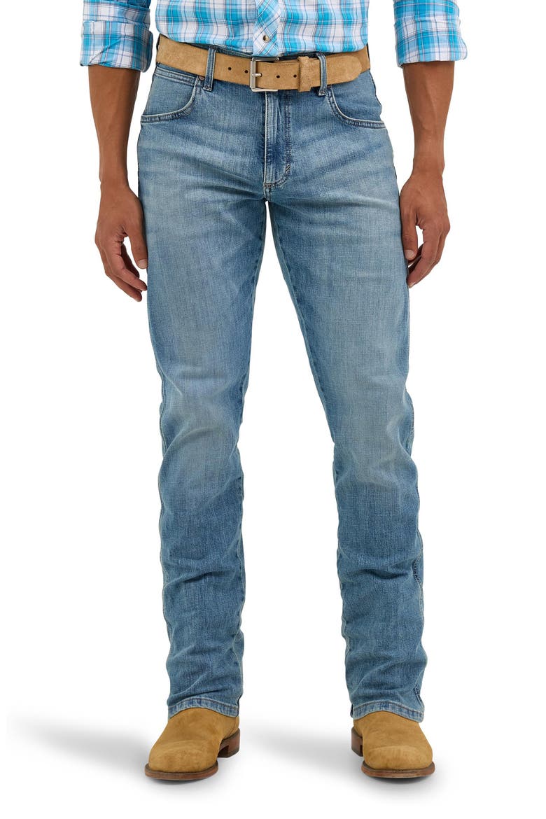 Retro Slim Straight Leg Jeans, Main, color, JACKSBORO