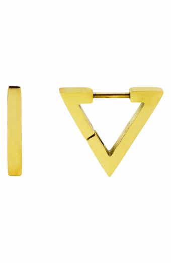 REBL Triangle Hoop Earrings