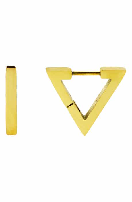 REBL Triangle Hoop Earrings