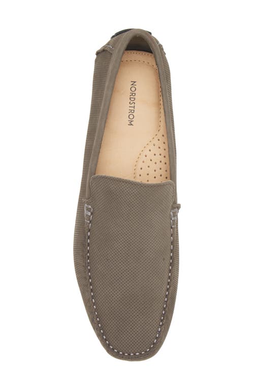 Nordstrom Pierson Venetian Driving Loafer In Gray