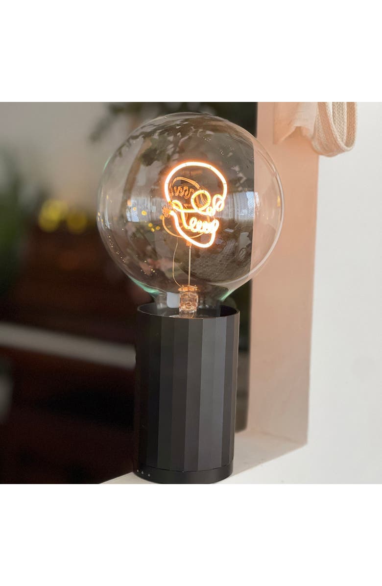 MITB Skull Portable Table Lamp, Alternate, color, Black