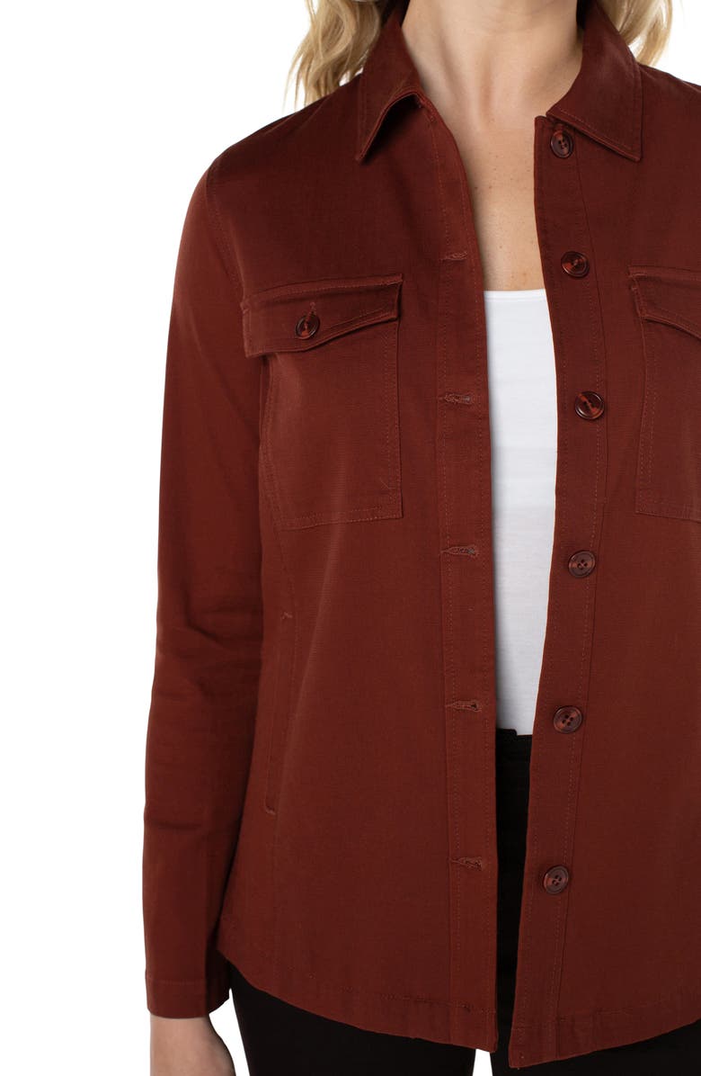 Liverpool Peplum Shacket, Alternate, color,