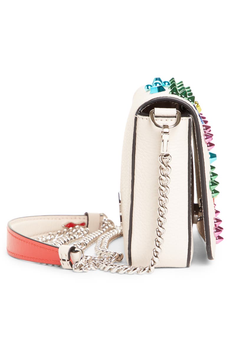 Christian Louboutin Zoompouch Loubinthe Calfskin Clutch, Alternate, color, 