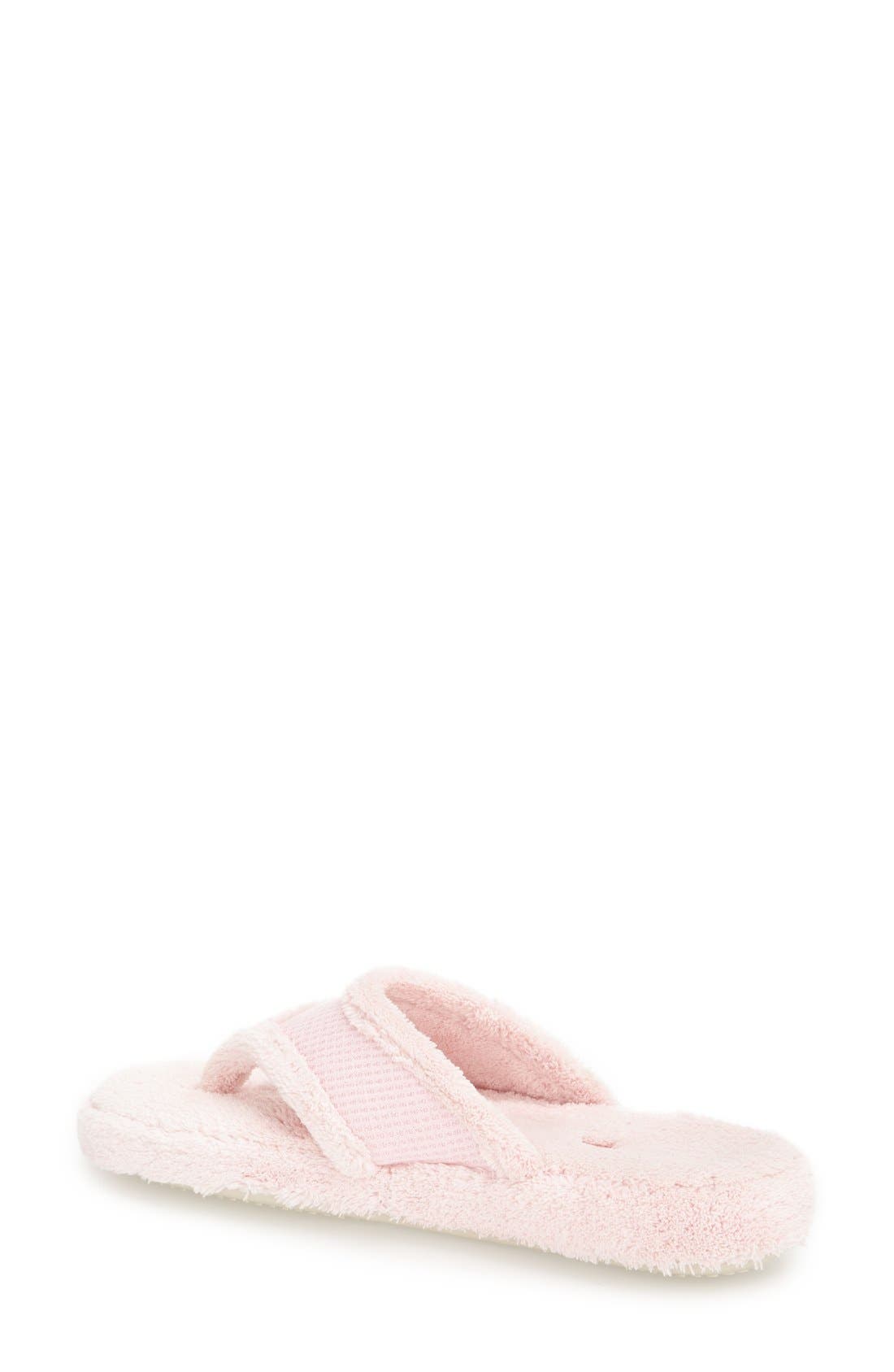 Acorn Waffle Spa Slipper, Alternate, color, Pink