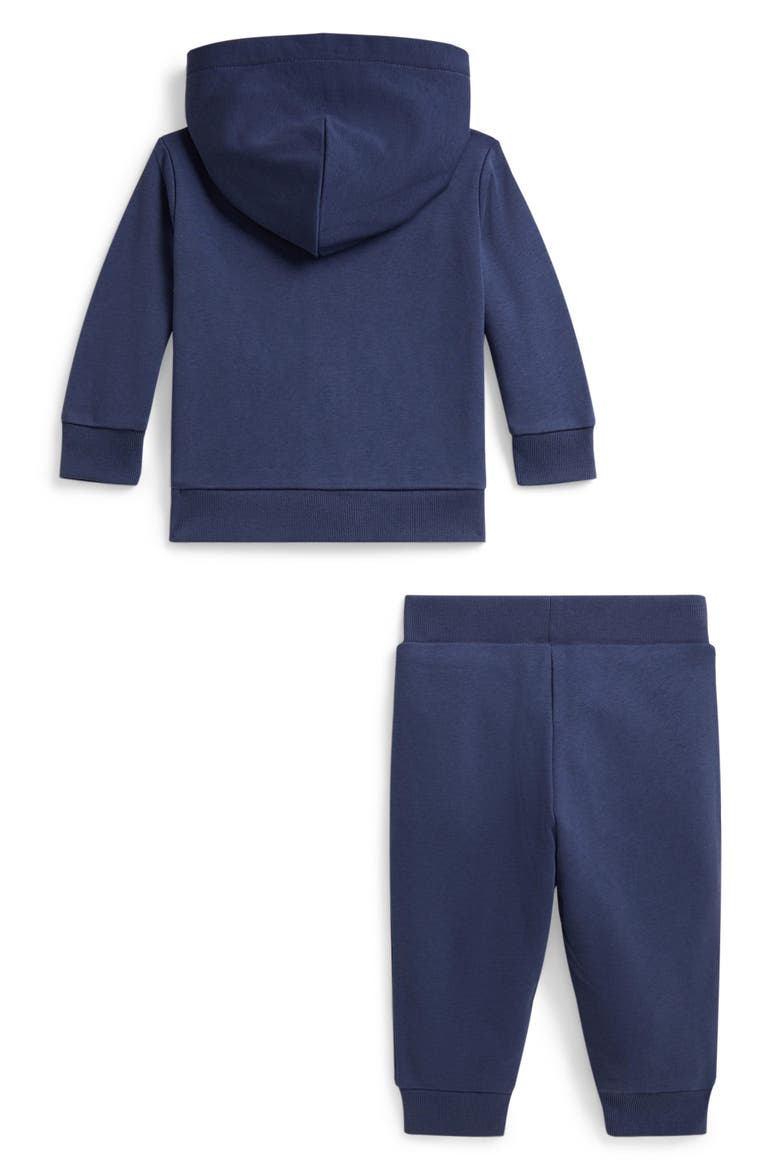 Easy French Terry Hoodie & Joggers Set, Alternate, color, LIGHT NAVY