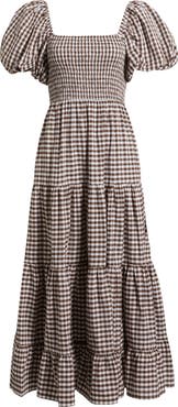 【Sister Jane】Pollen Gingham ギンガムチェック ミディドレス Pollen Gingham Midi Dress – Sister Jane