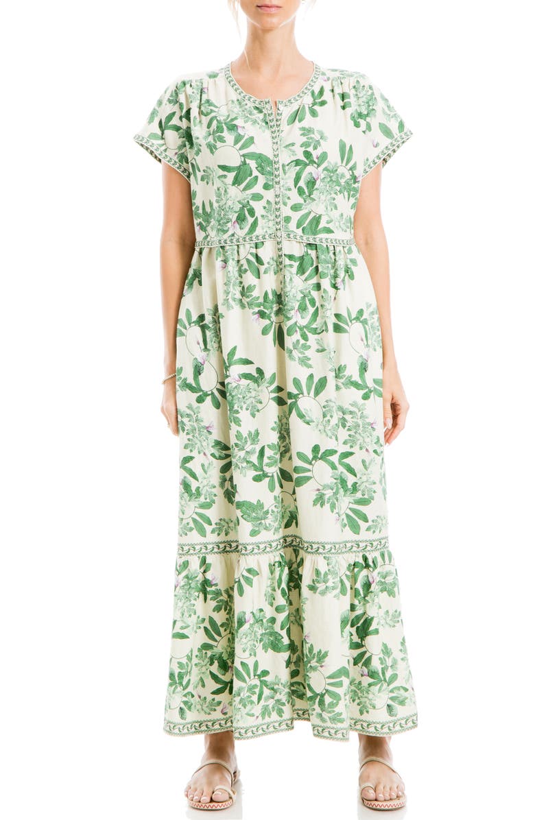 MAX STUDIO Tiered Maxi Dress, Alternate, color, 