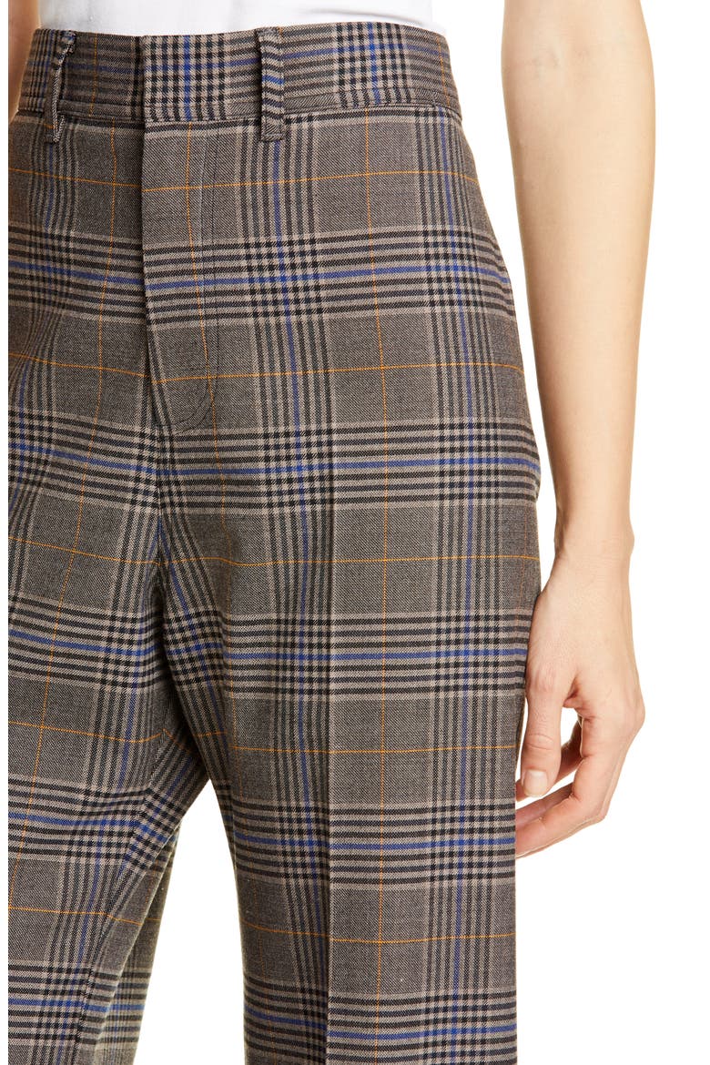 Rowan Plaid Cuff Pants, Alternate, color, TAUPE MULTI