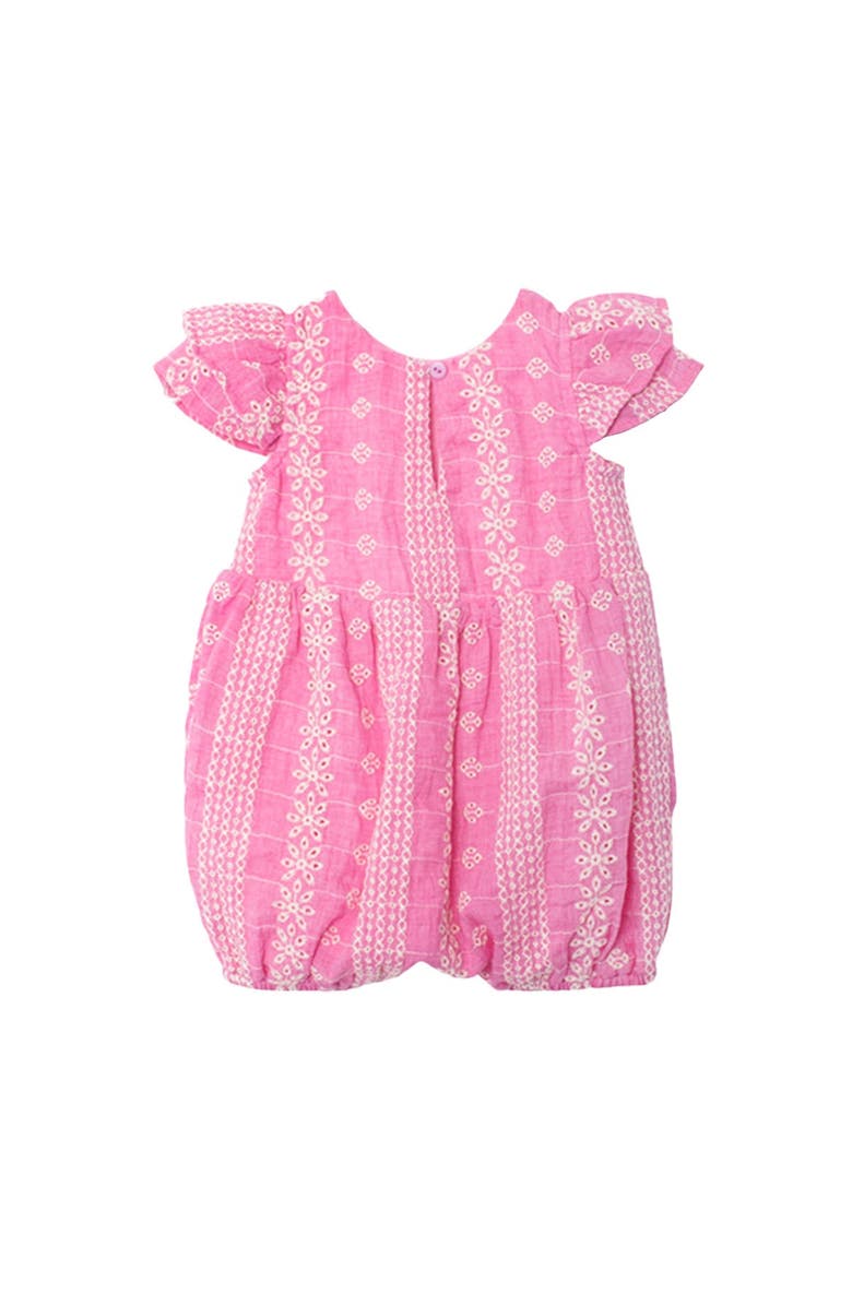 Mabel + Honey Pinkalicious Short Sleeve Romper, Alternate, color, Pink