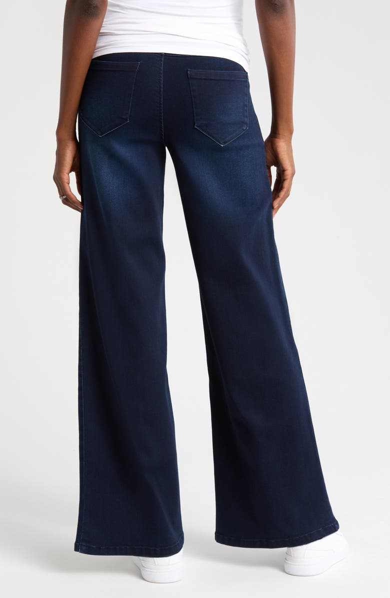 1822 Denim Over the Bump Wide Leg Maternity Jeans, Alternate, color, 