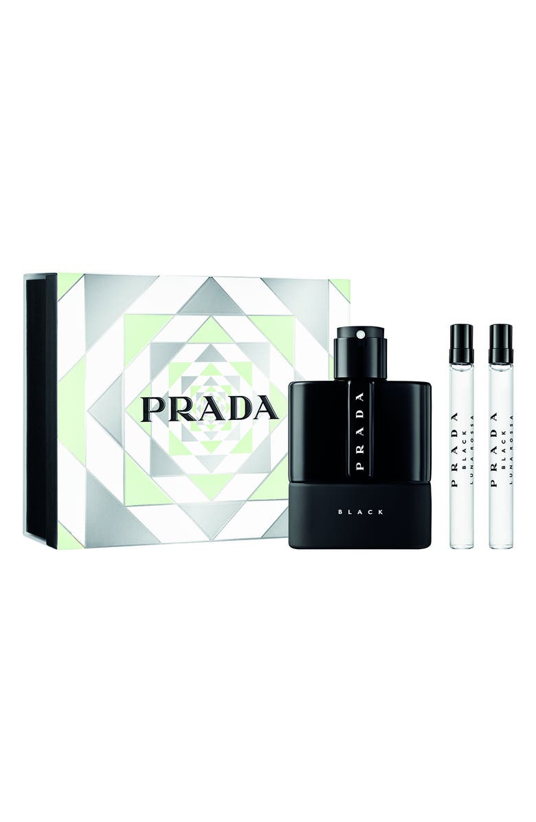 Prada Luna Rossa Black Eau de Parfum Set USD $166 Value, Main, color,
