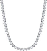 Leni James The Kate 3 Prong 3mm Tennis Necklace