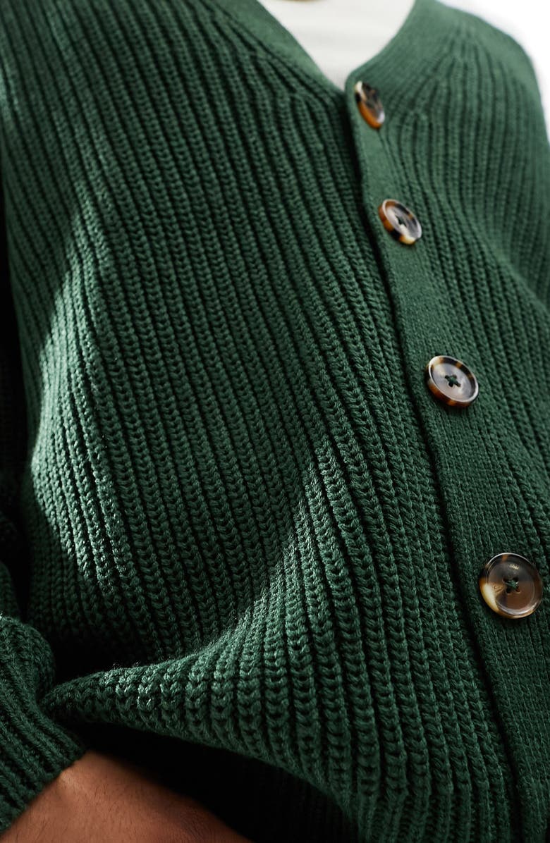 ASOS DESIGN Oversize Fisherman Cardigan, Alternate, color,