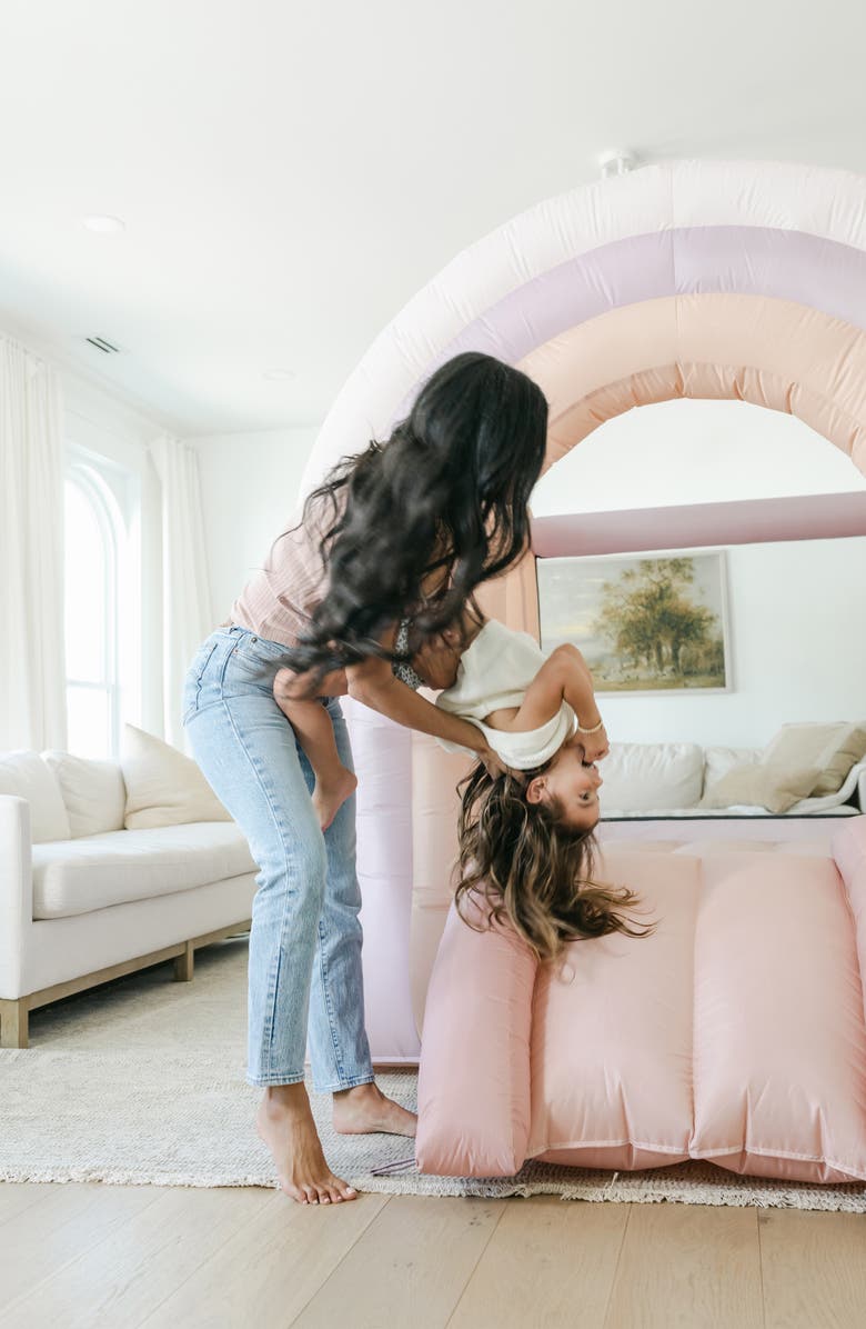 PLAYSMOL Rainbow Bounce House, Alternate, color, Pink