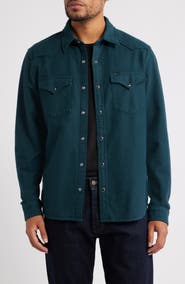 AG Huston Classic Fit Western Snap-Up Shirt