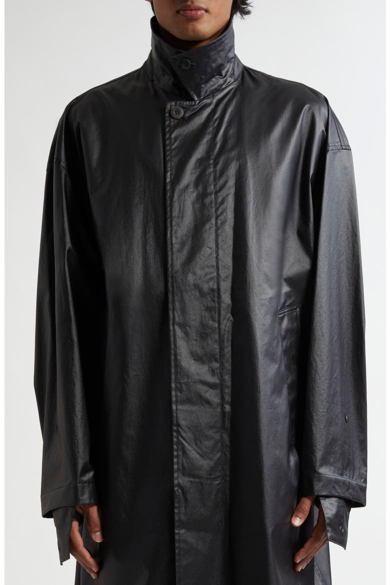 Lemaire Boxy Coated Water Repellent Rain Coat (Men) | Nordstrom