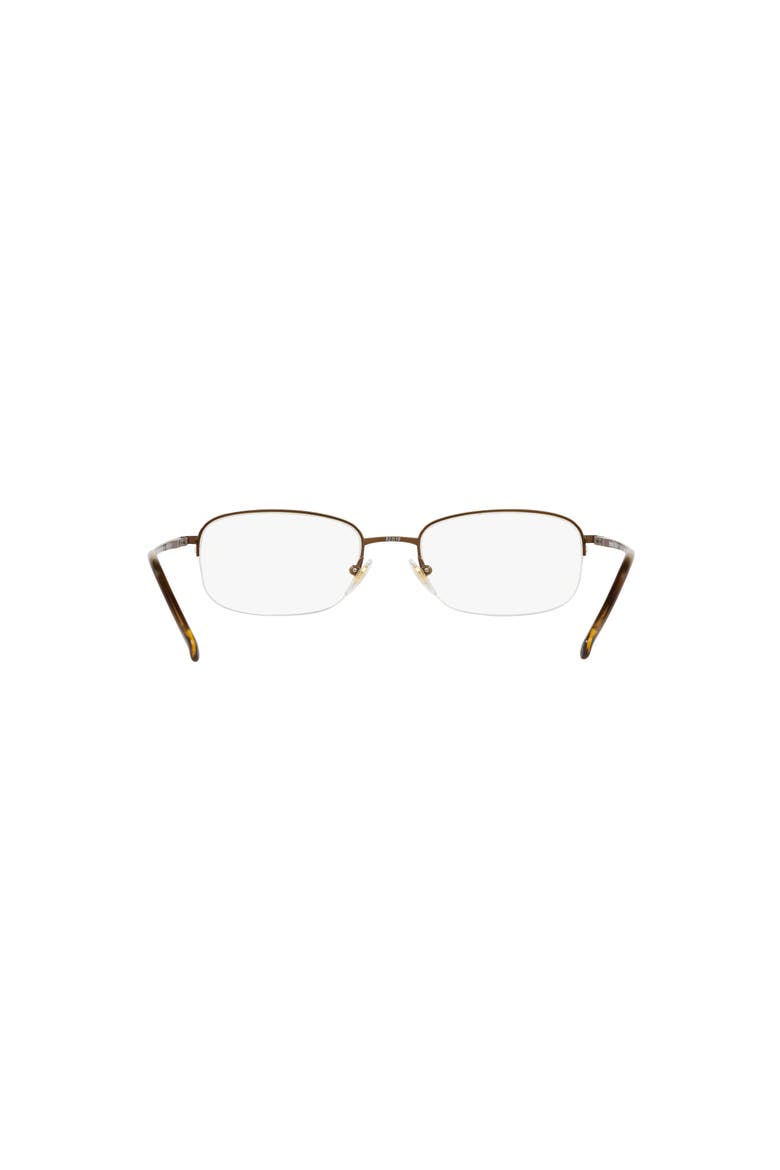52mm Oval optical glasses, Alternate, color, Brown