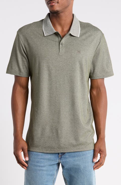 Birdseye Heather Interlock Polo