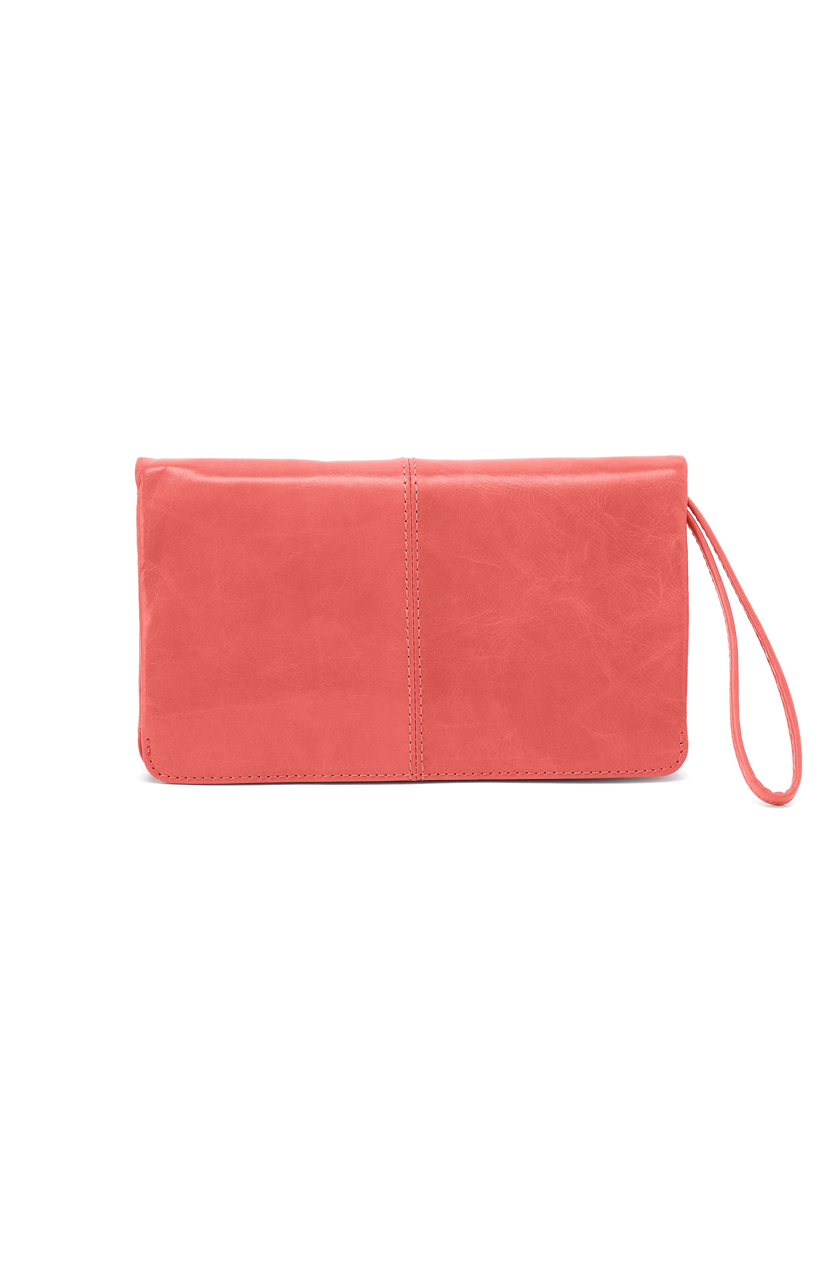 Evolve Leather Clutch, Alternate, color, PINK MIRAGE