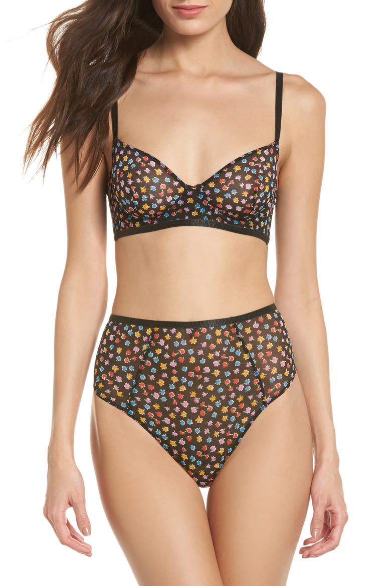 Intimately FP Capri High Waist Panties, Alternate, color, BLACK COMBO