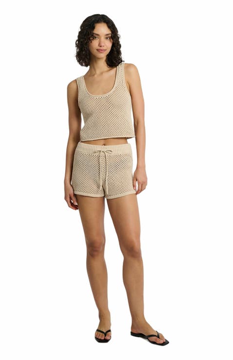 Crochet Knit Micro Short