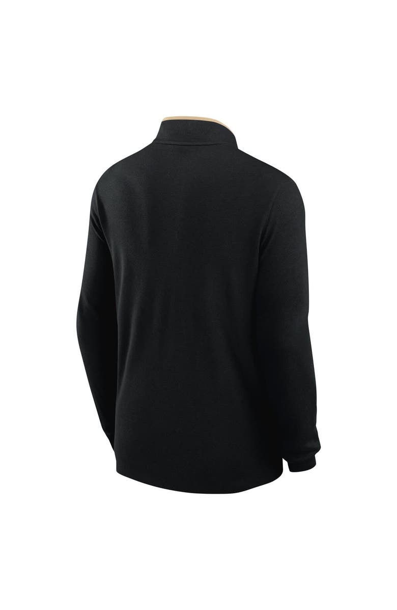 Nike Men's Nike Black Colorado Buffaloes Coaches Courtside Basketball Victory Performance Quarter-Zip Top, Alternate, color, 