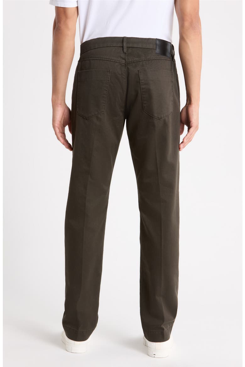 Everett Tailored Cotton Gabardine Pants, Alternate, color, FOREST ASH