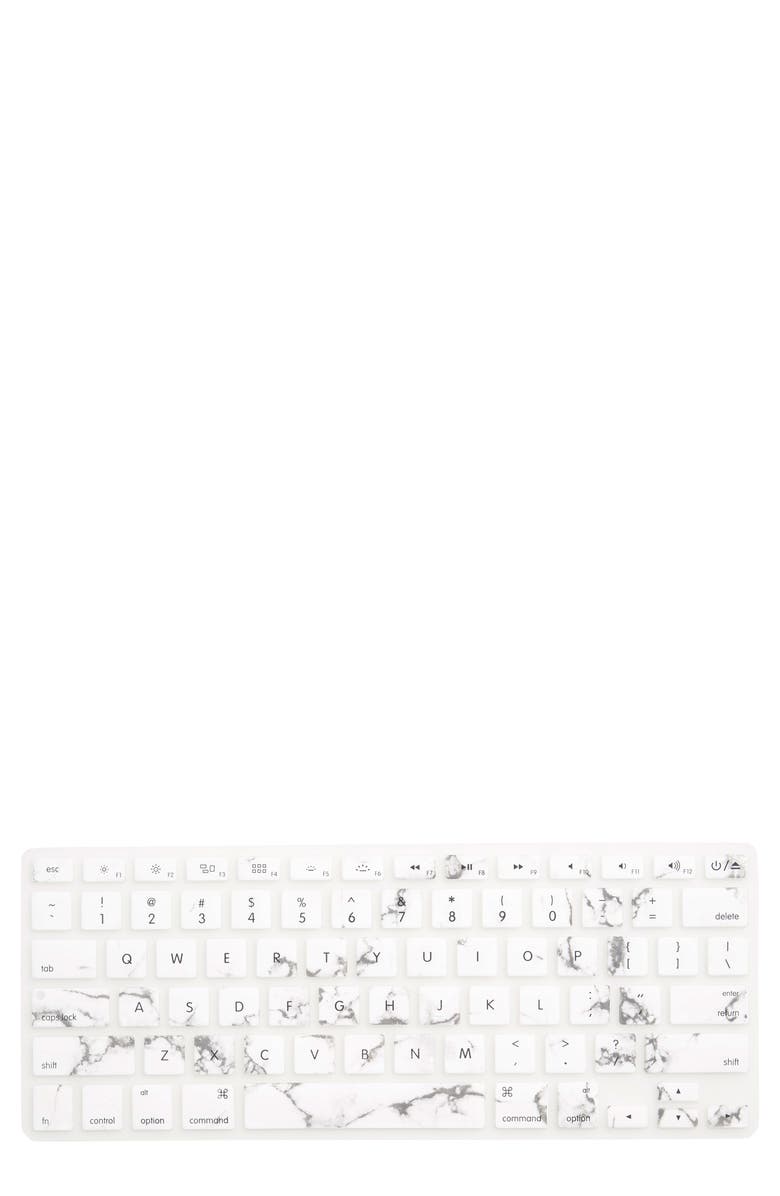 Recover White Marble MacBook Keyboard Skin, Main, color, 