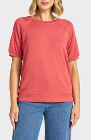 matty m. Raglan Short Sleeve Top