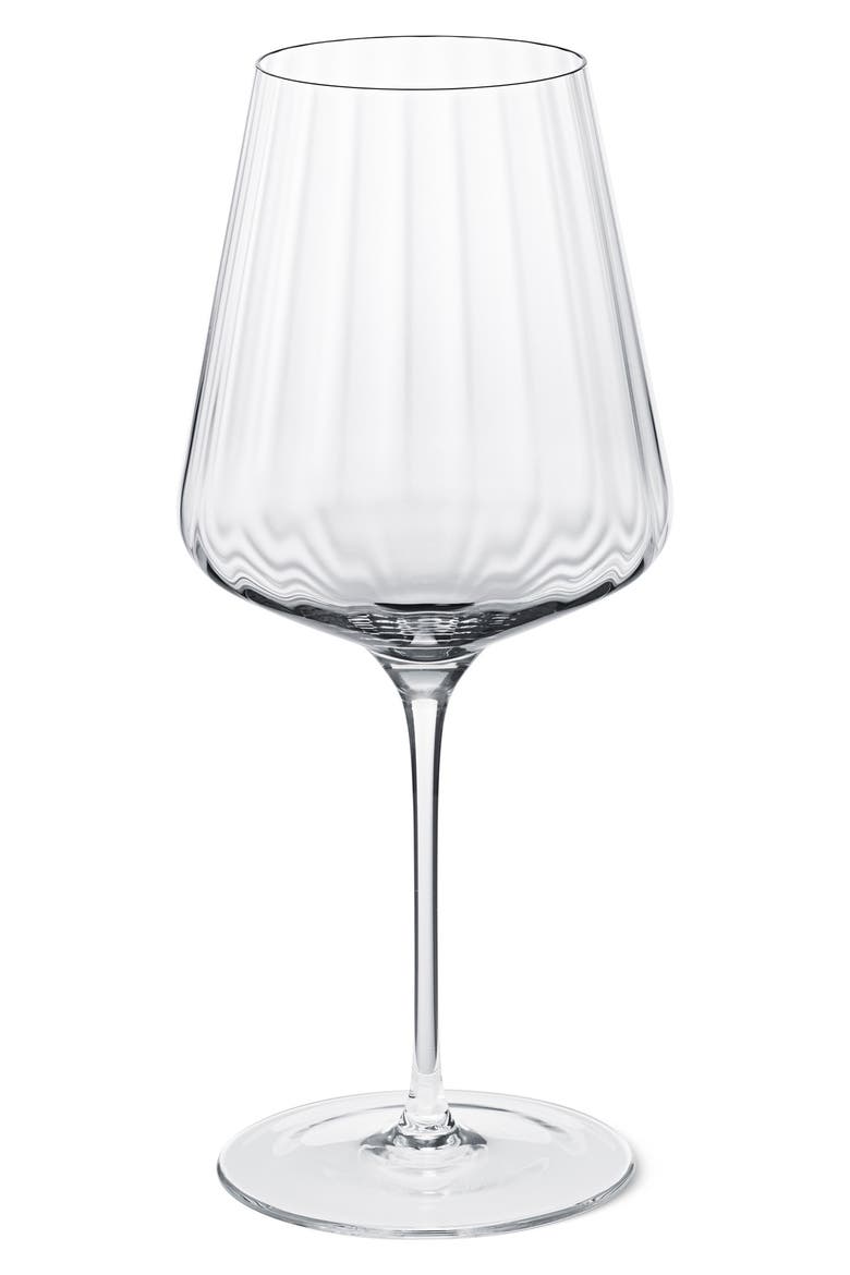 Set of 6 Bern Crystal Red Wine Glasses, Main, color, CLEAR