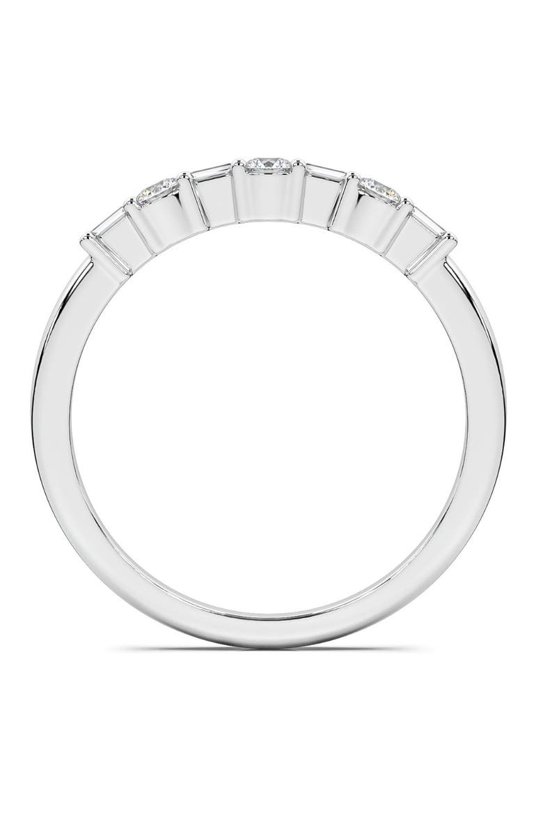 1/5Ct Stackable Diamomnd Anniversary Ring Wedding Band 14k Gold Lab Grown, Alternate, color, 14k White Gold