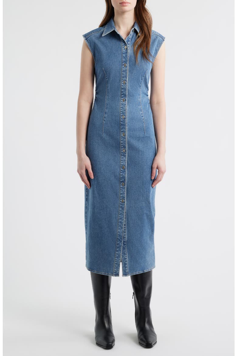 lia denim bodycon dress Free People Lia Black Denim Jean Bodycon Mini Dress Size S (LIGHT DAMAGE) $98.00